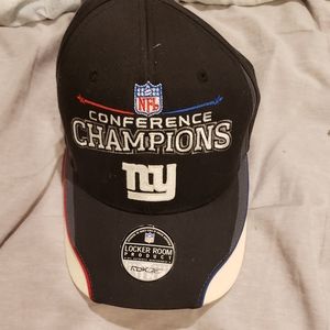 NY Giants Conference Champions Reebok Authentic Sideline Adjustable Hat SB 42